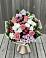 Букет цветов из: Альстромерии, Гвоздики, Розы и Хризантемы в Глинково