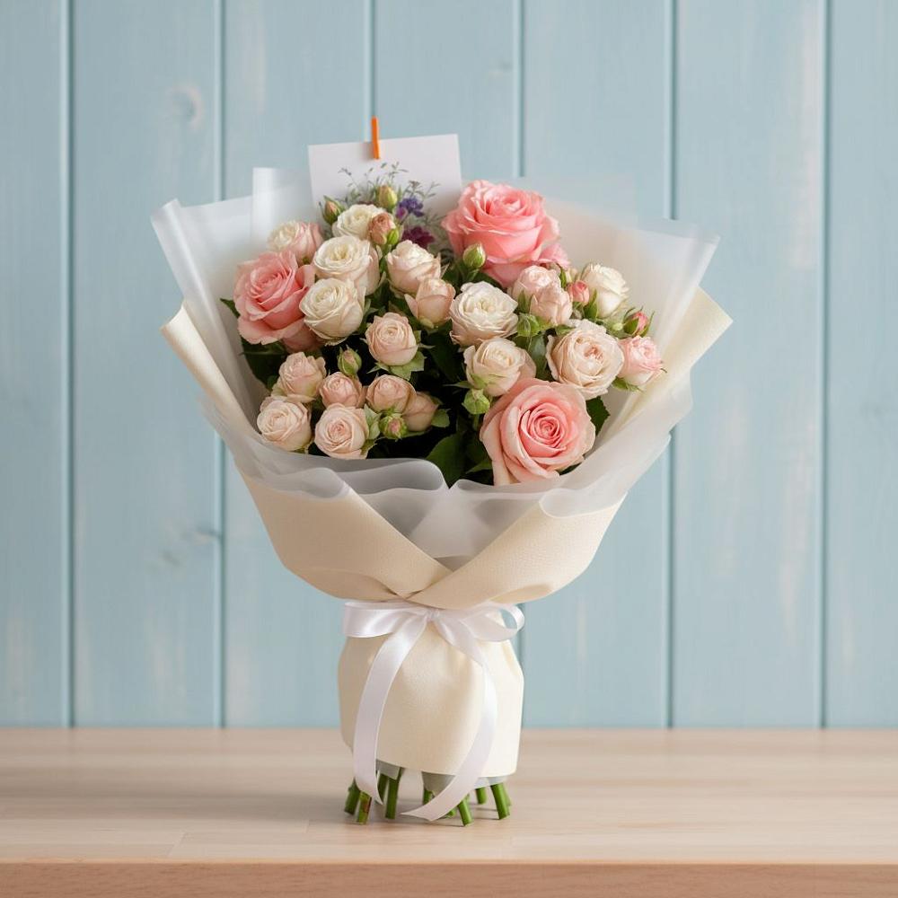 Букет цветов из: Розы в Глинково