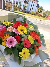 Букет цветов из:  Герберы #REPLACE_PRED# Глинково