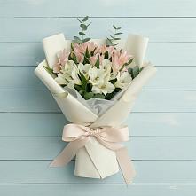 Букет цветов из:  Альстромерии #REPLACE_PRED# Глинково