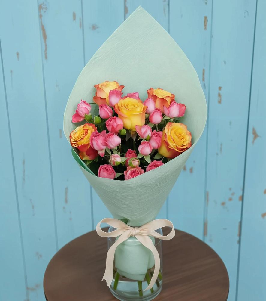 Букет цветов из: Розы в Глинково