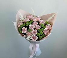 Букет цветов из:  Розы и Хризантемы в Глинково