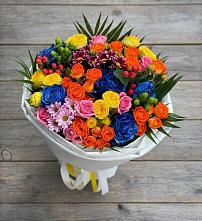 Букет цветов из:  Розы и Хризантемы #REPLACE_PRED# Глинково