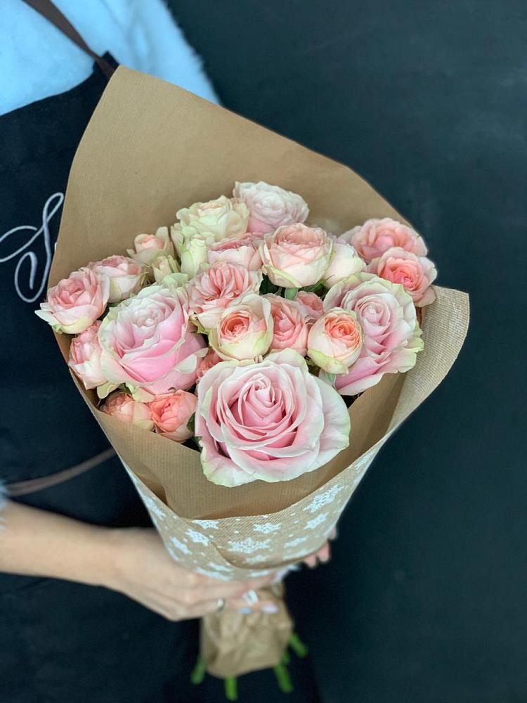 Букет цветов из: Хризантемы и Розы в Глинково