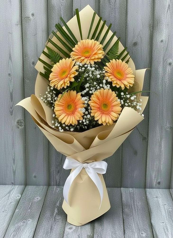 Букет цветов из: Герберы в Глинково