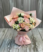 Букет цветов из:  Гвоздики, Розы и Хризантемы #REPLACE_PRED# Глинково