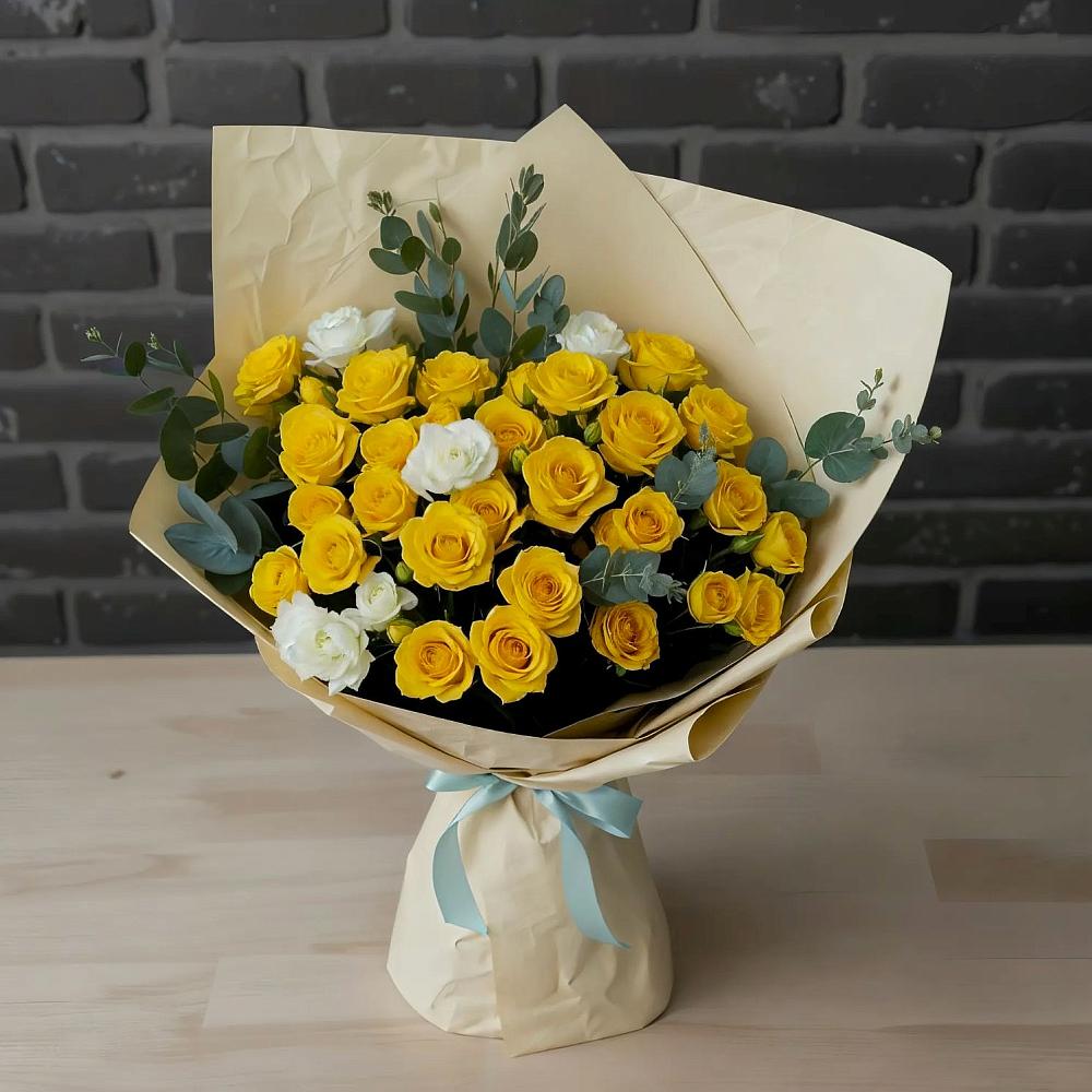 Букет цветов из: Розы в Глинково