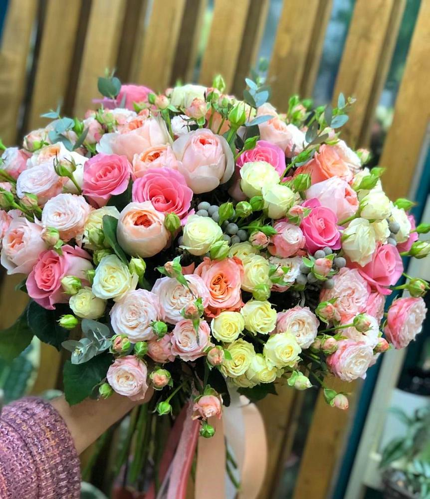 Букет цветов из: Розы в Глинково