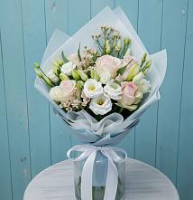 Букет цветов из:  Розы и Лизиантусы #REPLACE_PRED# Глинково