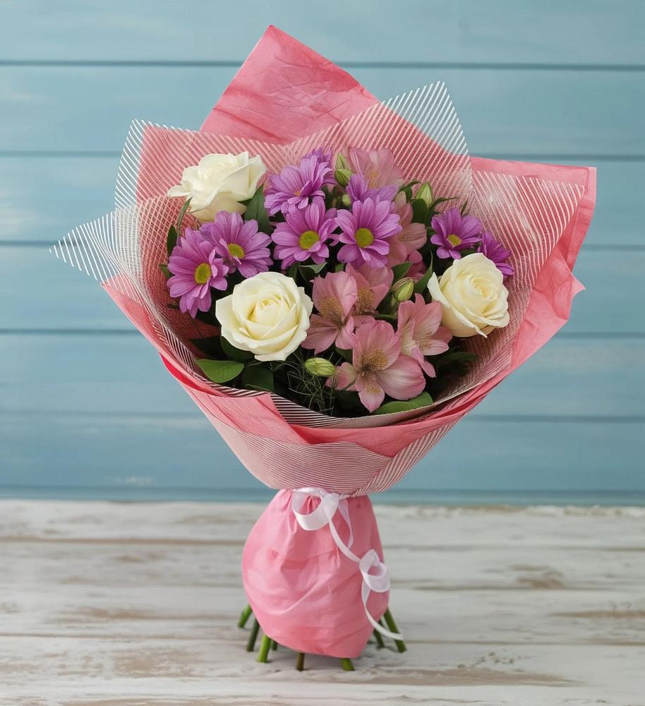 Букет цветов из: Герберы в Глинково